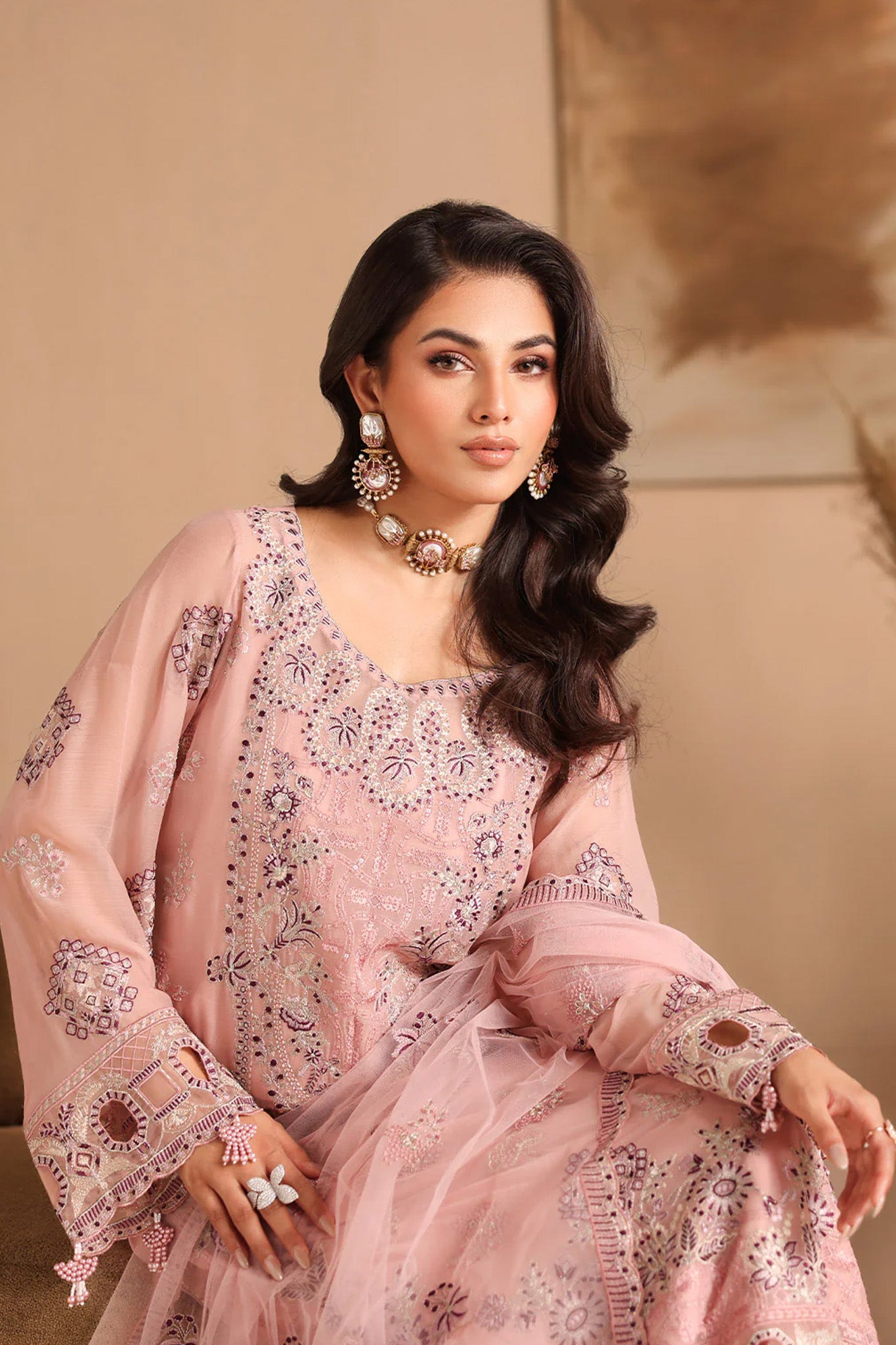 Kashish by Ramsha Unstitched 3 Piece Formals Vol-03 Collection'2025-K-301