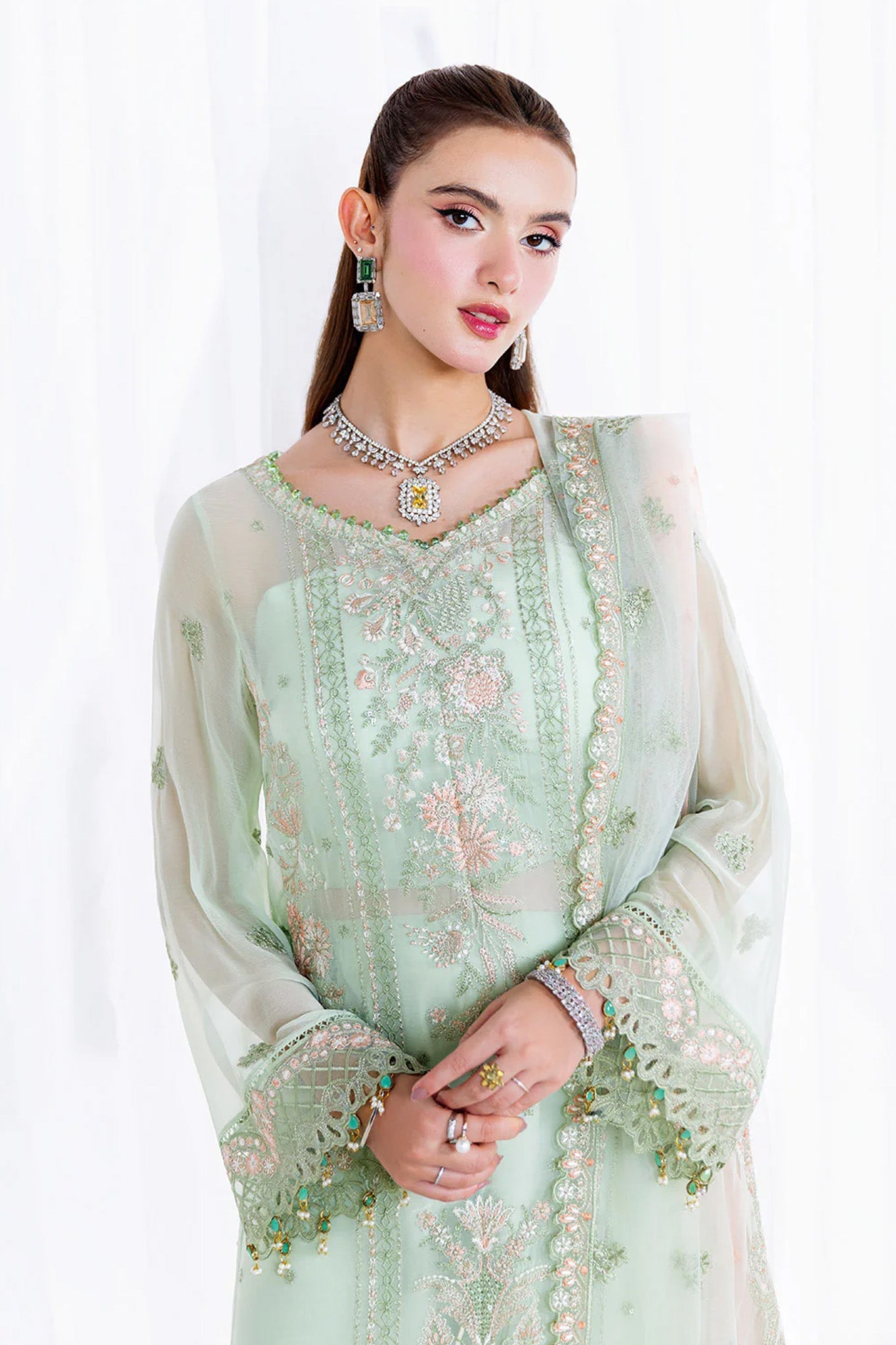 Arzoo by Ramsha Unstitched 3 Piece Chiffon Vol 02 Collection'2025-U-207