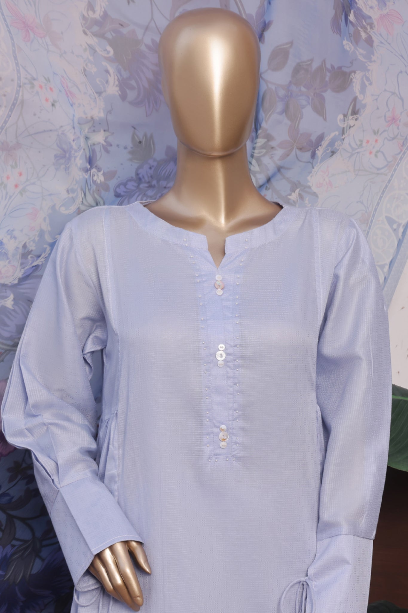 Daily Drop By Hz Stitched 3 Piece Solids Twinset Collection'2025-SDJ-3P-L05