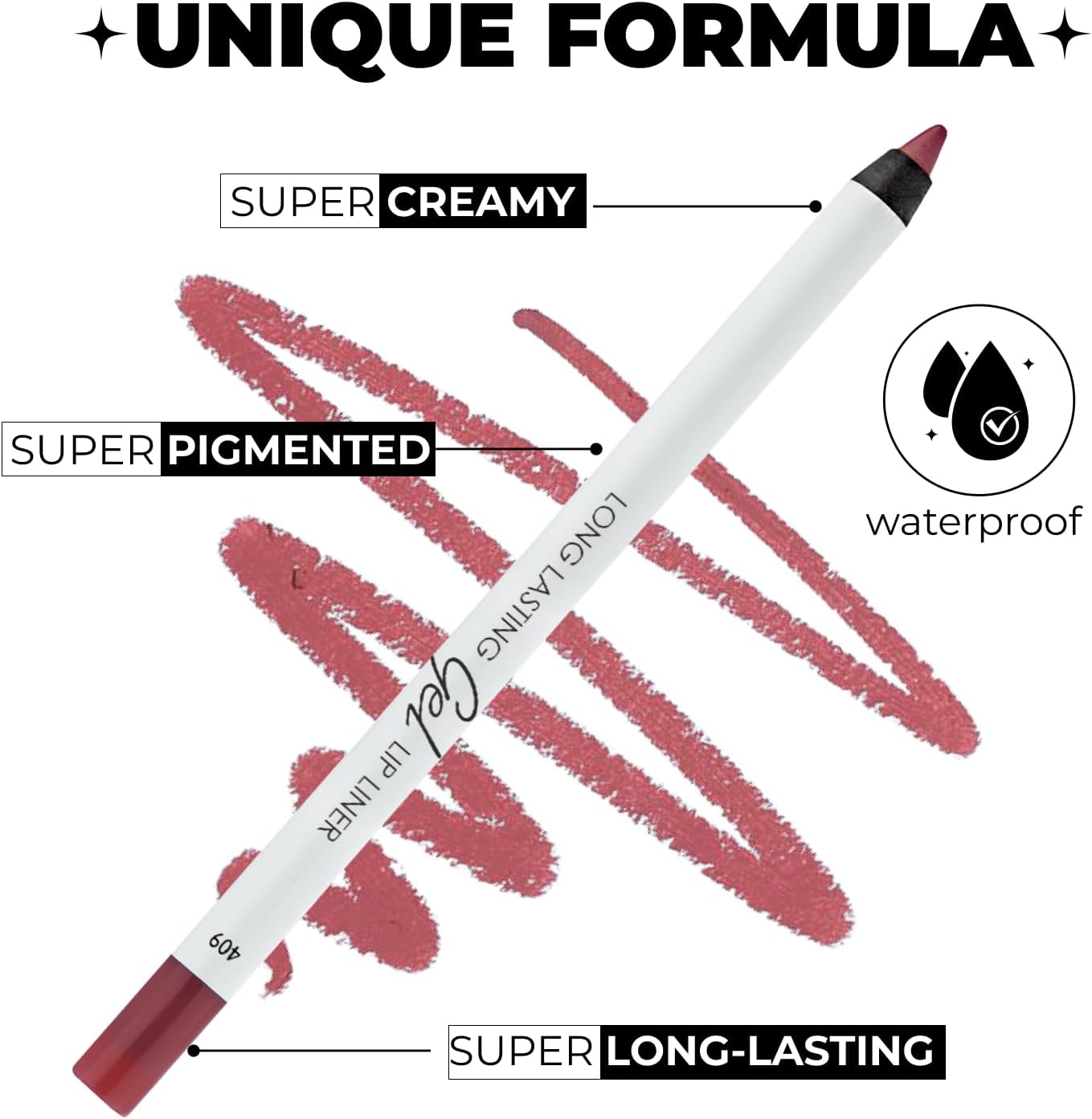 Lamel - Long Lasting Gel Lip Liner №409 Caramel