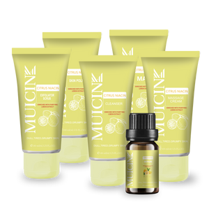 MUICIN - Citron Niacin Glow & Blow Facial Kit - 6 Steps - My Store