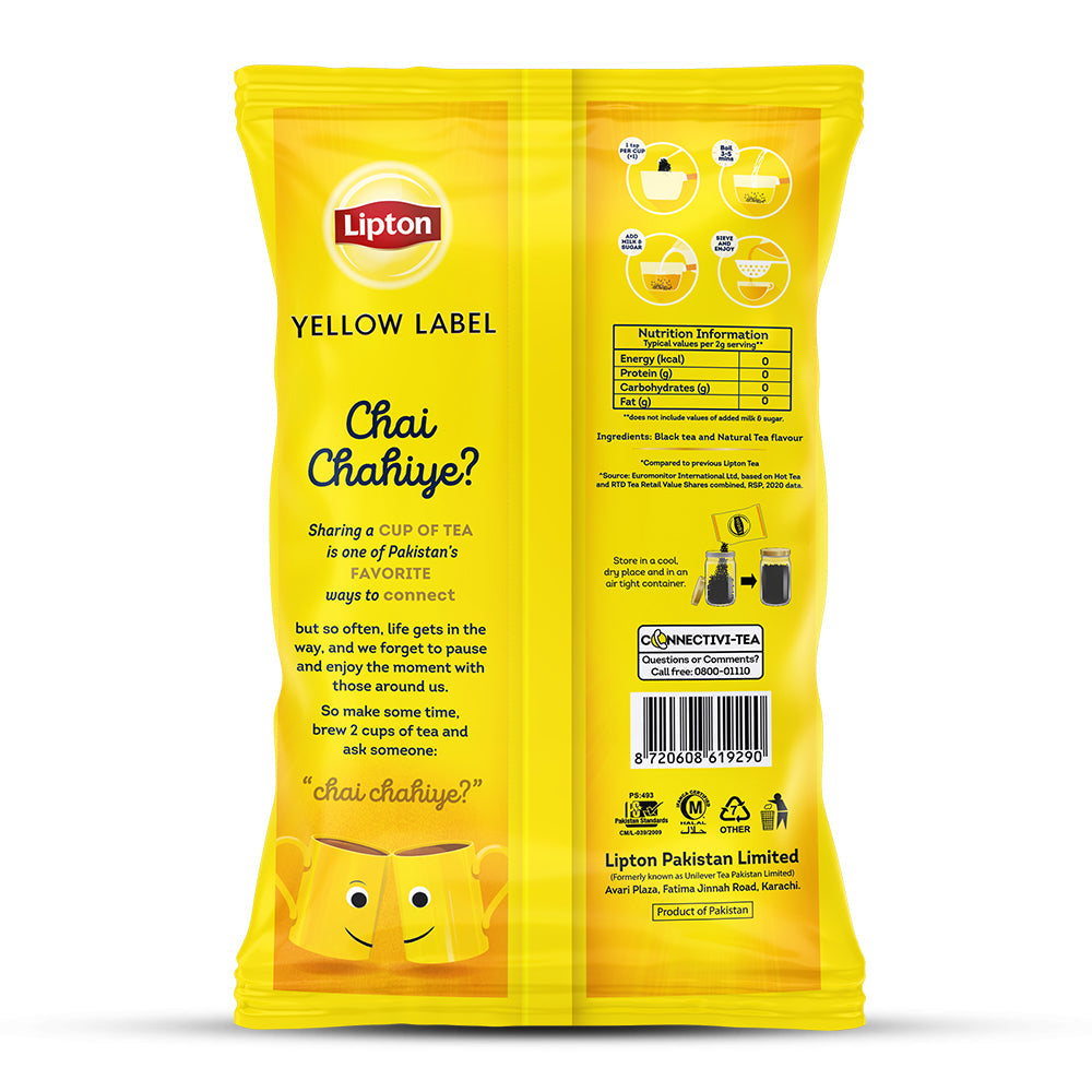 Lipton Yellow Label Tea 430g - Snapcart.pk