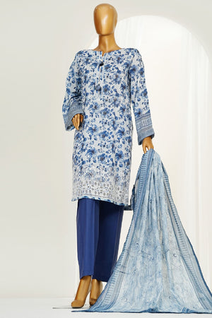 Printkari By HZ Stitched 3 Piece Chikankari Vol-04 Collection'2025-LPK-3P-501