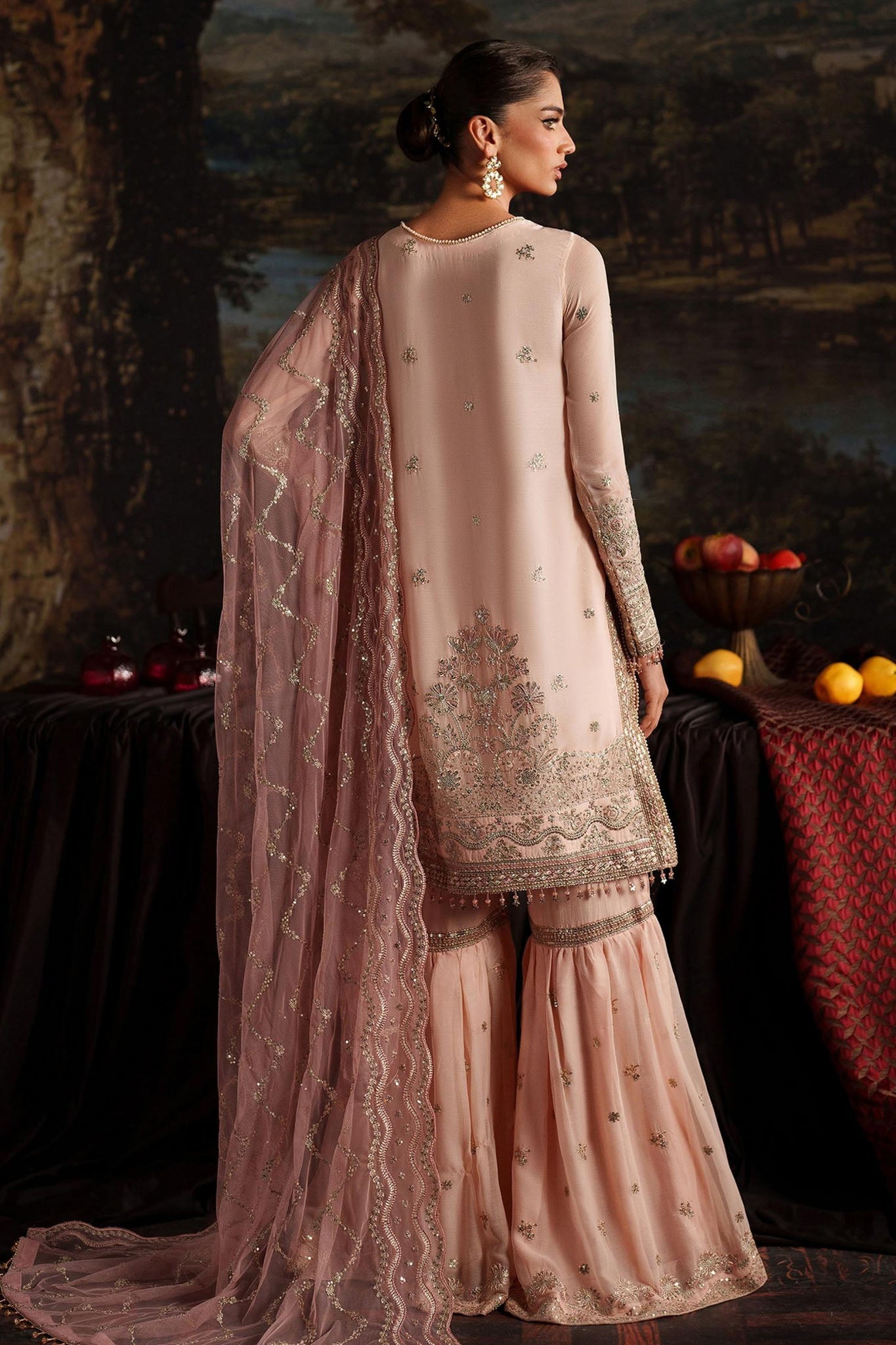 Zarif Unstitched 3 Piece Premium Chiffon Collection'2025-ZRF-PRC-08 LUCIA