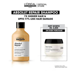 L'Oreal Professional - Serie Expert Absolute Repair Shampoo 300 ML - For Dry & Damaged Hair - My Store