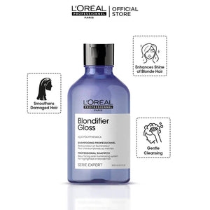 L'Oreal Professional - Serie Expert Blondifier Shampoo 300 ML - For Highlighted & Bleached Hair - My Store