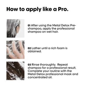 L'Oreal Professional - Serie Expert Metal Detox Shampoo 300 ML - Sulphate Free - My Store