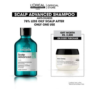 L'Oreal Professional - Serie Expert Scalp Advance Shampoo 300 ML - For Oily Scalp - My Store