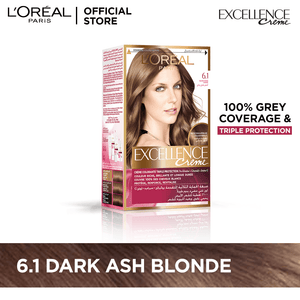 L'Oreal Paris Excellence Creme Hair Colour #6.1 Dark Ash Blond Hair Color - My Store