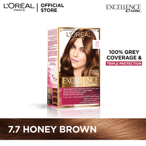 L'Oreal Paris Excellence Creme Hair Colour#7.7 Honey Brown - My Store