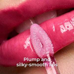 Lamel - All In One Lip Tinted Plumping Oil №402 Pink Sparkle - My Store