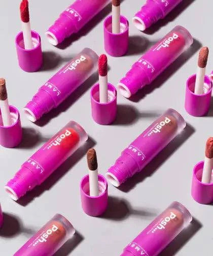 Lamel - Posh Matte Liquid Lip Stain №404 Blush Pink - My Store