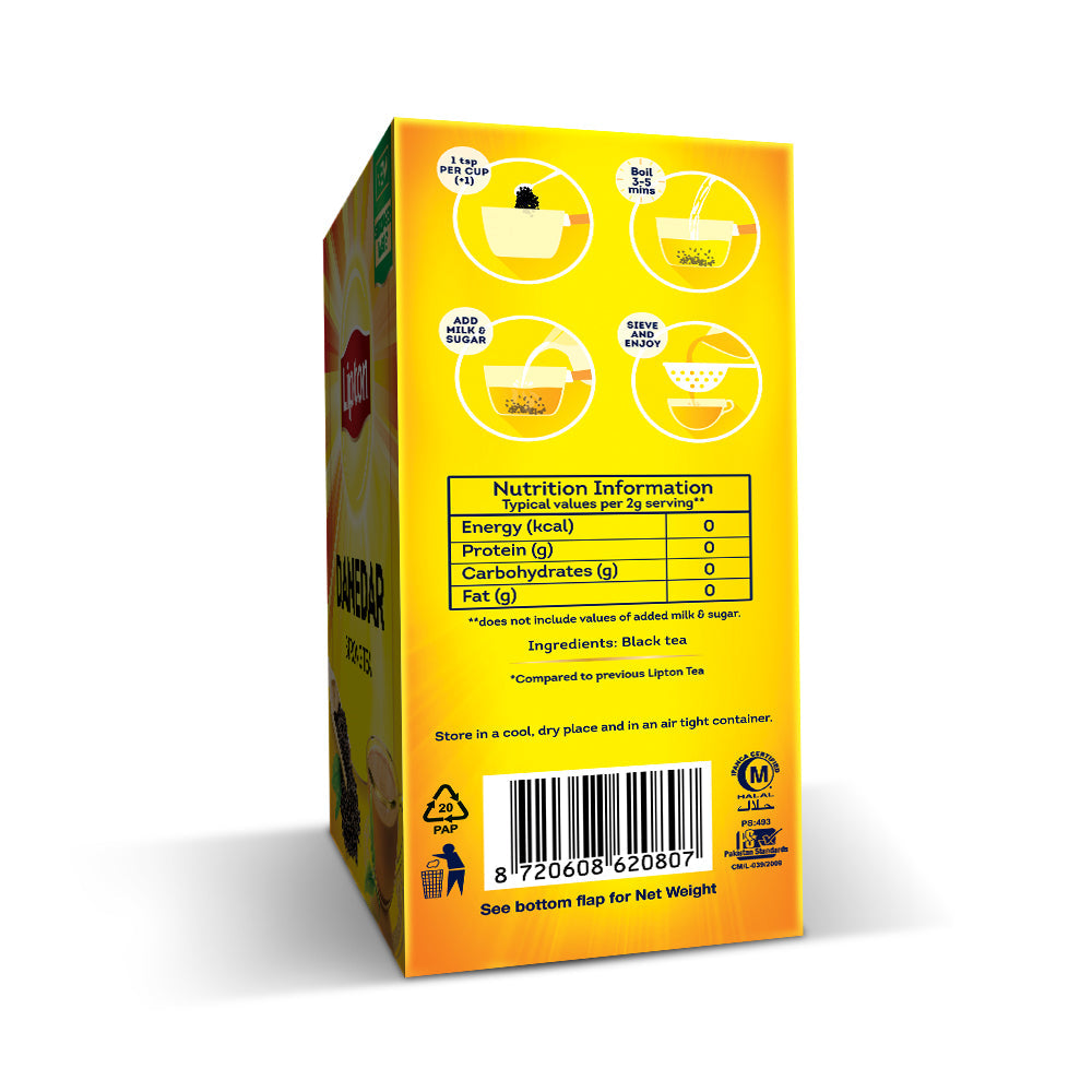 Lipton Danedar Strong Tea 140g - Snapcart.pk