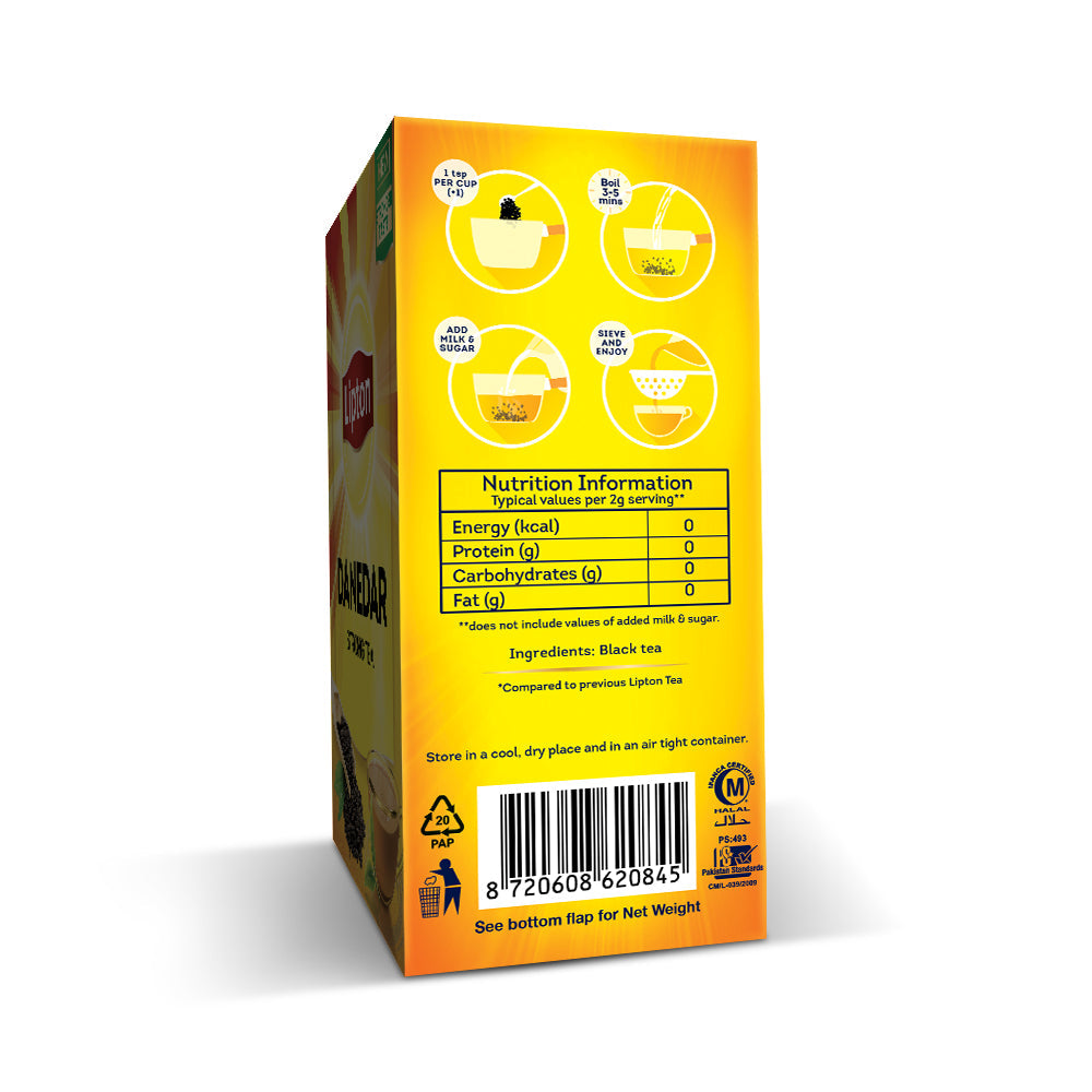Lipton Danedar Strong Tea 70g - Snapcart.pk