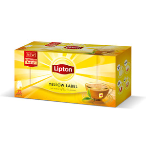 Lipton Yellow Label Black Tea Bags 25s - Snapcart.pk