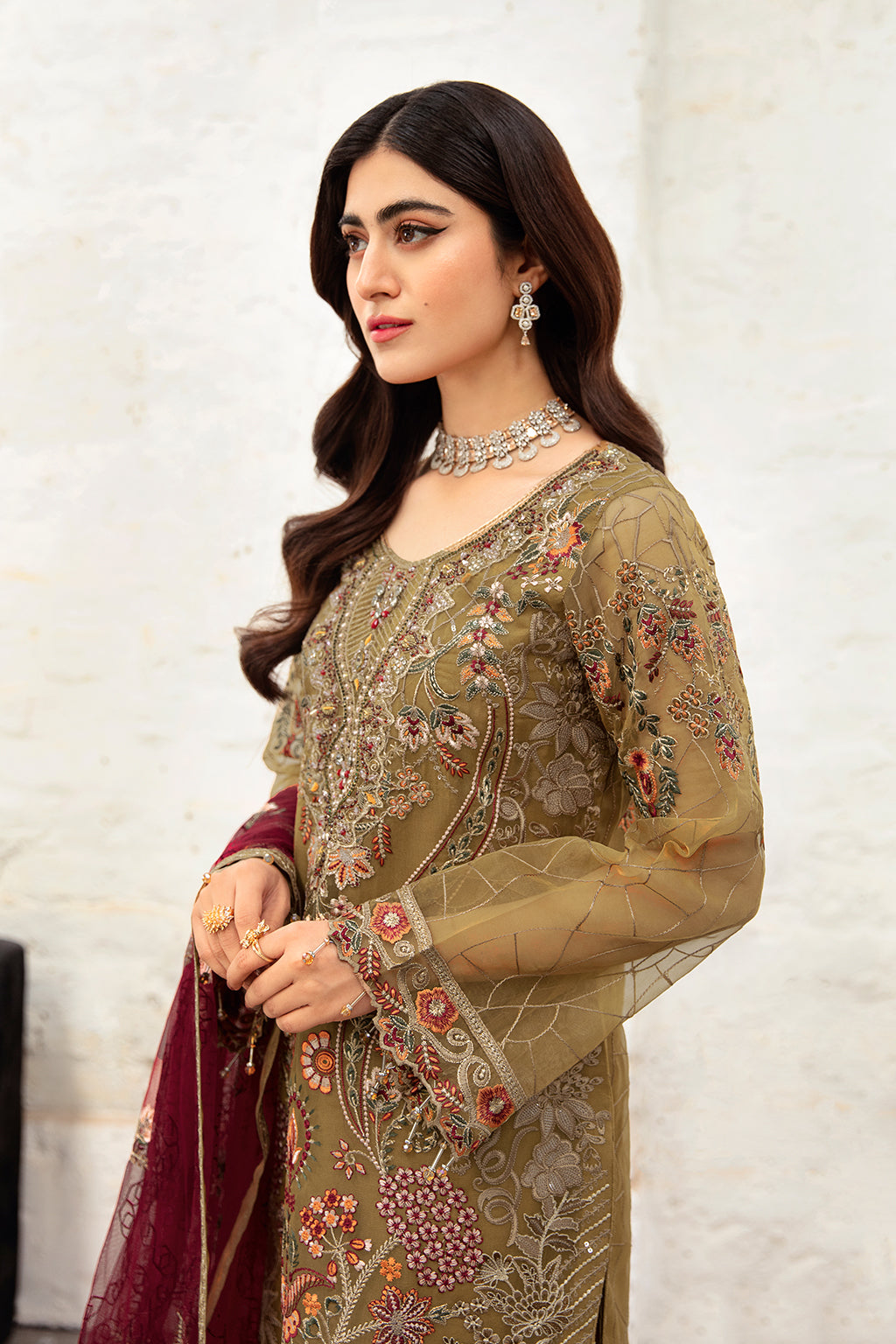 Minhal by Ramsha Unstitched 3 Piece Formals Vol-10 Collection'2025-M-1010