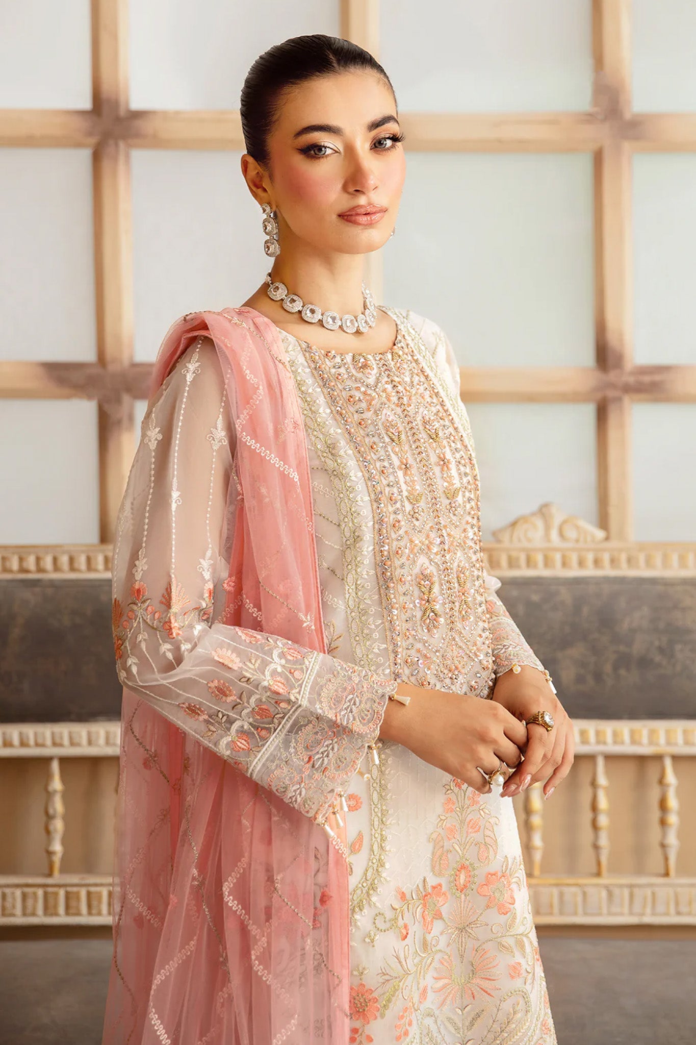 Minhal by Ramsha Unstitched 3 Piece Formals Vol-12 Collection'2025-M-1203