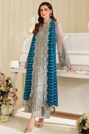 Noore By Imrozia Serene Unstitched 3 Piece Luxury Chiffon Collection'2025-M-96-Ameria