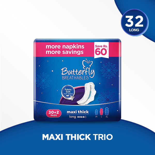 Butterfly - Maxi Breathable Sanitary Pads