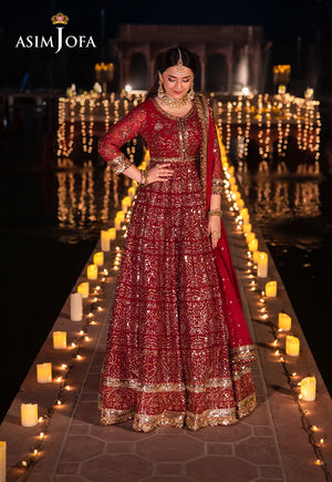 Asim Jofa Chandni Raatein Ajcr-05 Embroidered Chiffon 3 Pcs