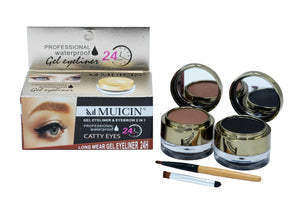 MUICIN - 2 In 1 Catty Eyes Gel Eyeliner - My Store
