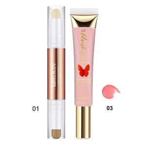 MUICIN - 2 in 1 Contour Stick & Butterfly Blusher Tube - My Store