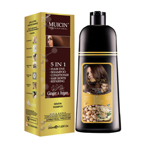 MUICIN - 5 in 1 Hair Color Shampoo With Ginger & Argan Oil - My Store