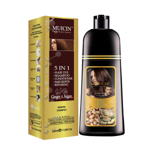 MUICIN - 5 in 1 Hair Color Shampoo With Ginger & Argan Oil - My Store