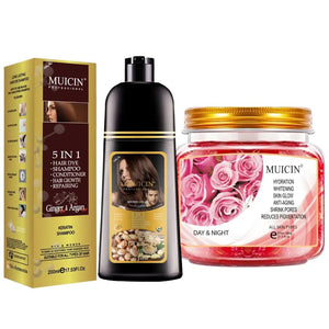 MUICIN - 5 in 1 Hair Color Shampoo With Ginger & Argan Oil - My Store