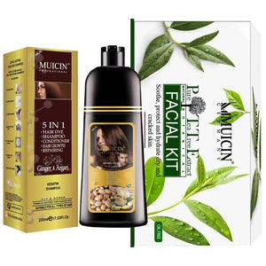 MUICIN - 5 in 1 Hair Color Shampoo With Ginger & Argan Oil - My Store