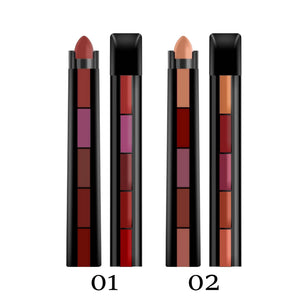 MUICIN - 5 in 1 Matte Lipsticks - My Store