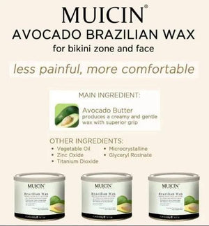 MUICIN - Avocado Hair Removal Brazilian Wax Jar - 400g - My Store