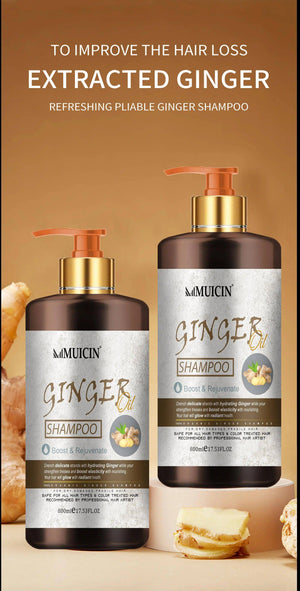 MUICIN - Boost & Rejuvenate Ginger Hair Shampoo - 800ml - My Store