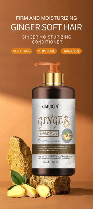 MUICIN - Boost & Rejuvenate Ginger Hair Shampoo - 800ml - My Store