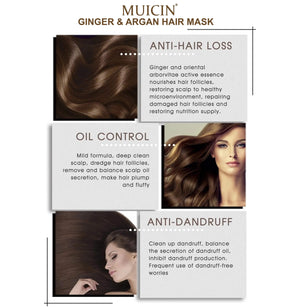 MUICIN - Ginger Hair Mask Anti Hair Fall - 500ml - My Store