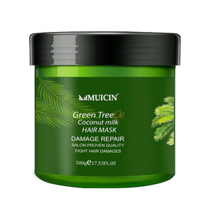 MUICIN - Green Tea & Coconut Milk Hair Keratin Protein Mask - 500g - My Store
