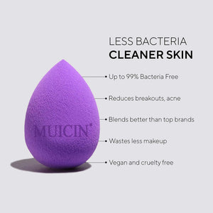 MUICIN - Makeup Blender Purple Sponge Puff - My Store