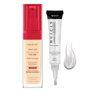 MUICIN - Nude Velvet Foundation & Face Glow Highlighter - My Store