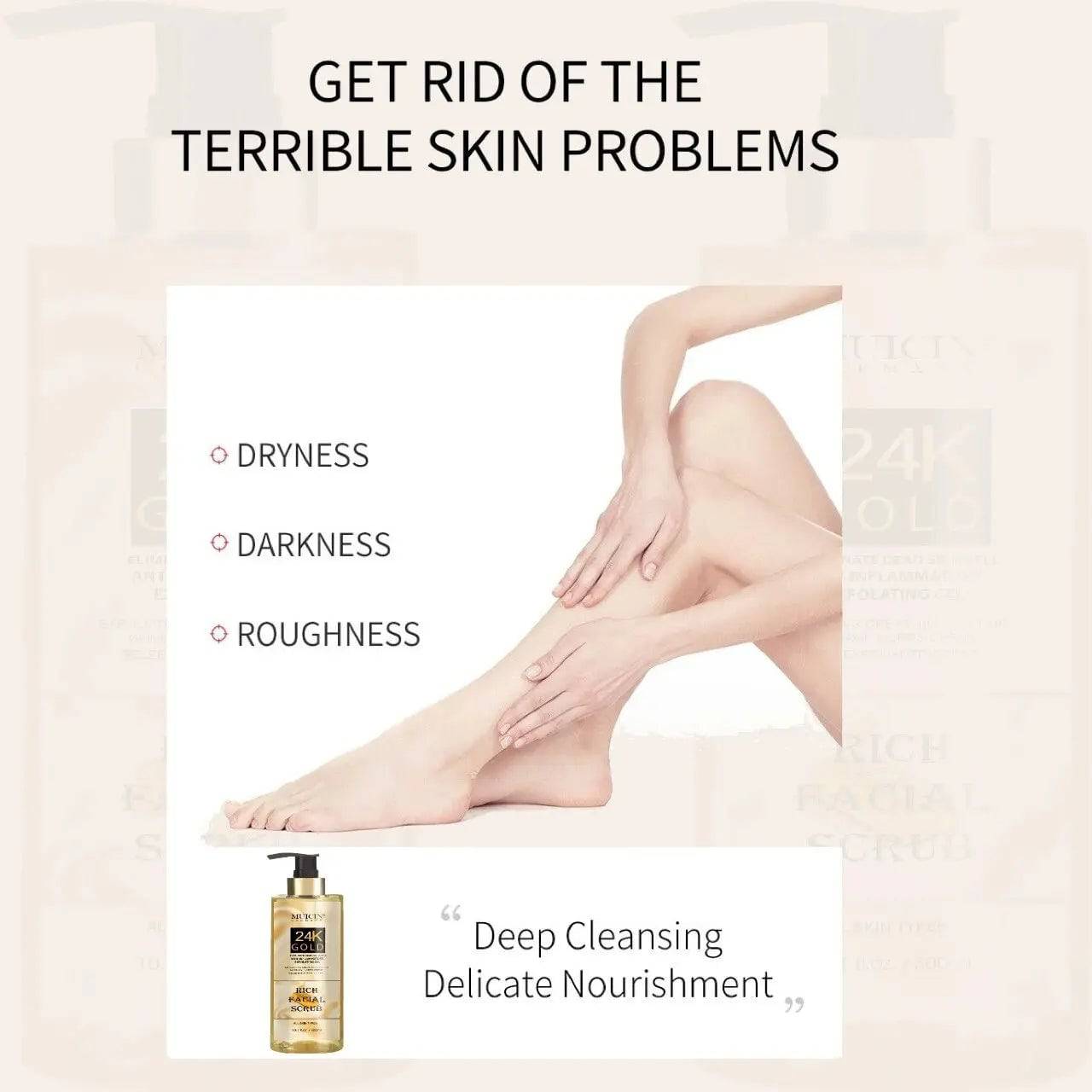 MUICIN - Rich Facial Scrub - 300ml - My Store