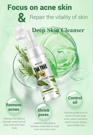 MUICIN - Tea Tree Bubble Foaming Facial Cleanser - 150ml - My Store