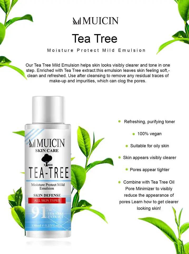 MUICIN - Tea Tree Moisture Protect Mild Emulsion - 150ml - My Store