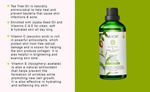 MUICIN - Tea Tree & Jojoba Oil Essence - 100ml - My Store