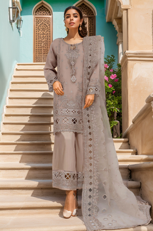 Mahpara by Sada Bahar Stitched 3 Piece Festive Formals Vol-15 Collection-B-32-Skin
