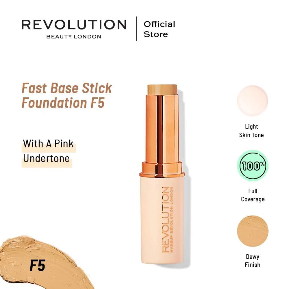 Makeup Revolution Fast Base Stick Foundation F5 - My Store