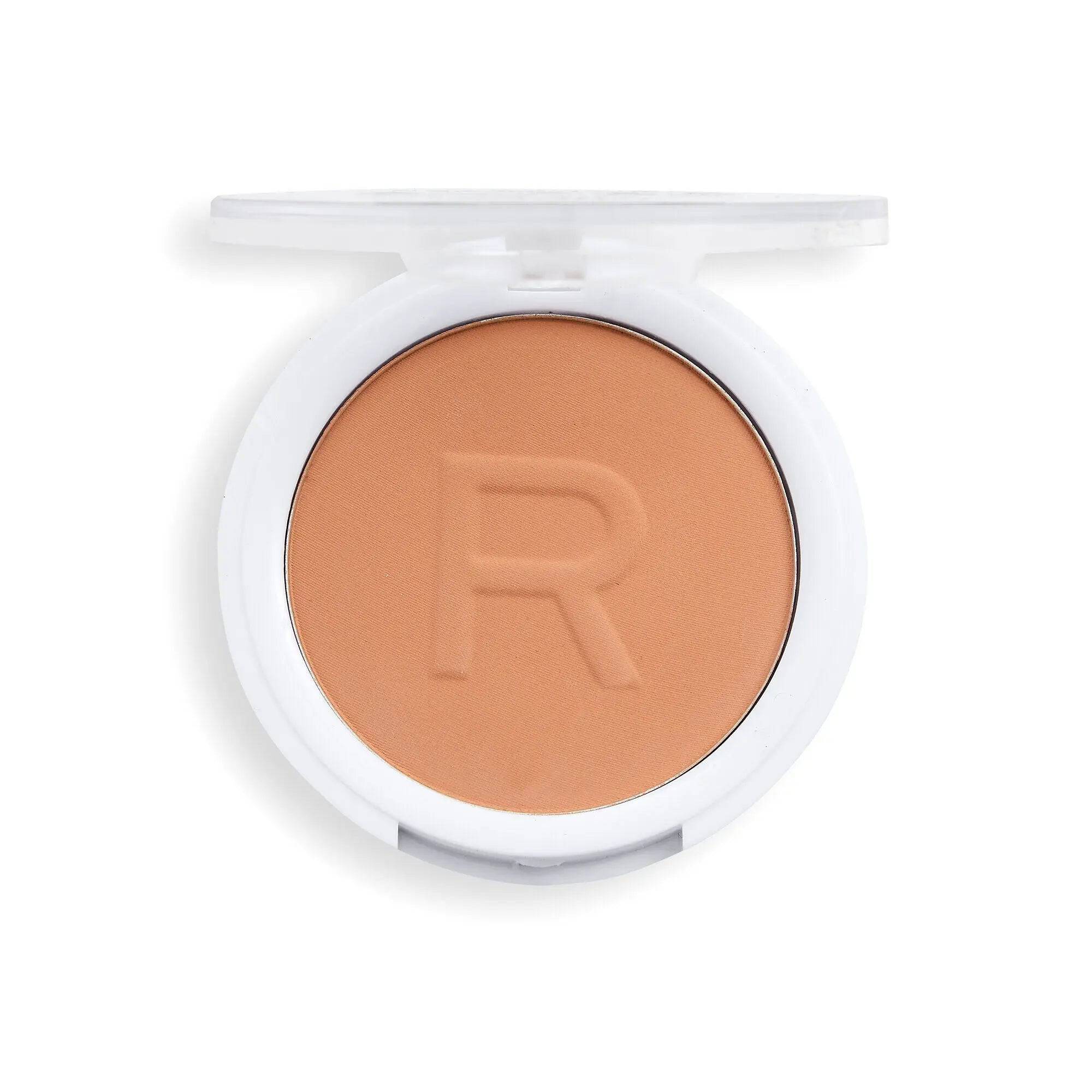 Makeup Revolution Relove Super Matte Pressed Powder Warm Beige - My Store