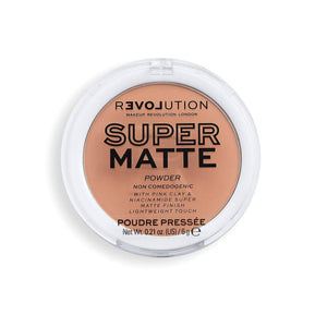 Makeup Revolution Relove Super Matte Pressed Powder Warm Beige - My Store