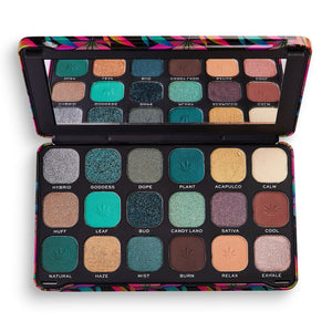 Makeup Revolution Forever Flawless Chilled With Cannabis Sativa Eyeshadow Palette