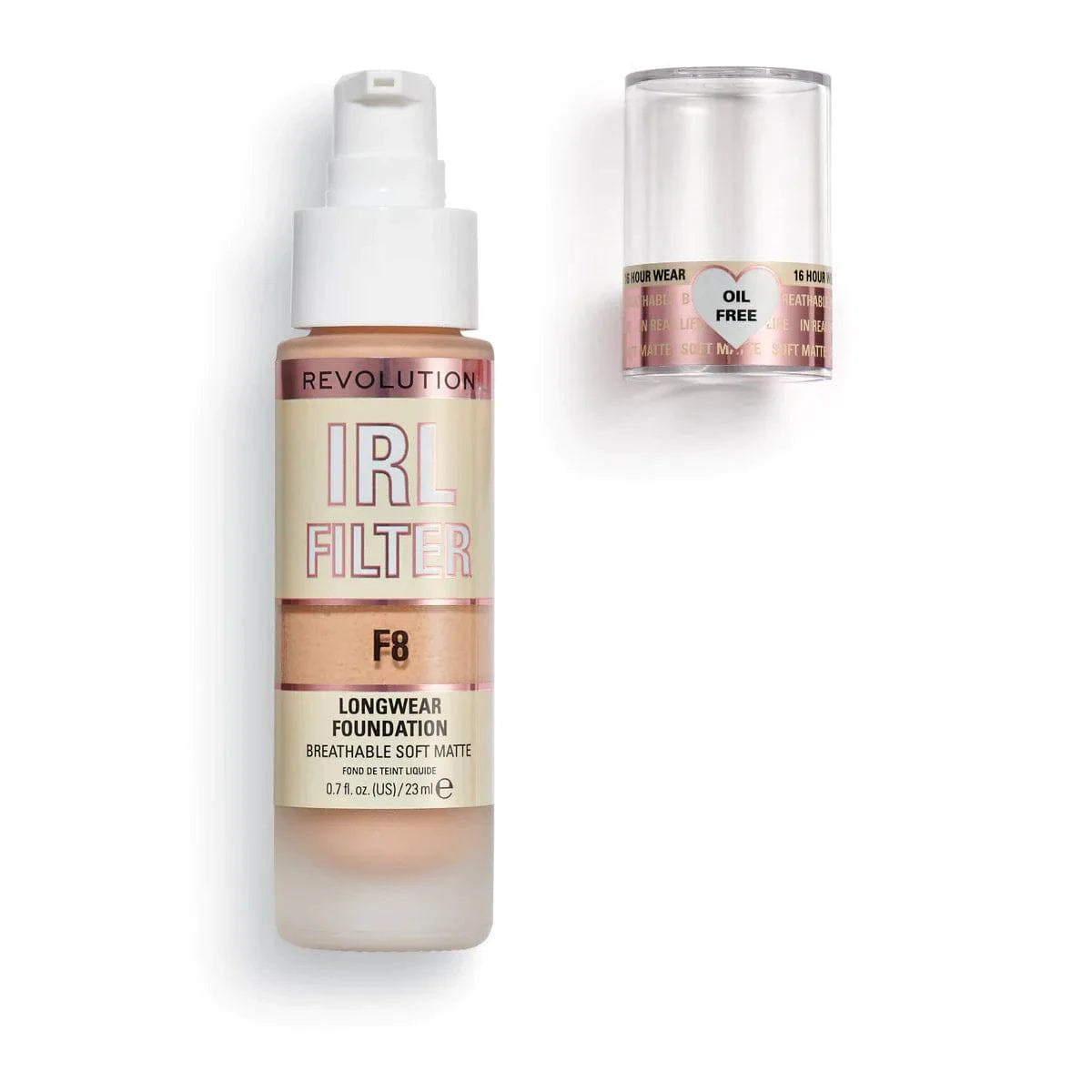 Revolution IRL Filter Longwear Foundation F8 23ml - My Store