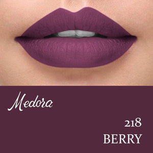 Medora - Matte Lipstick- 218 Berry - My Store