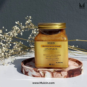 Muicin - 24k Gold Exfoliating Face & Body Scrub - 500g - My Store